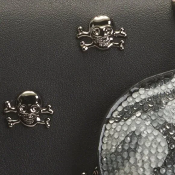 BETSEY JOHNSON Skull Crossbody With Skull Charm - Picture 2 of 7